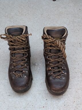 Asolo Brown Lace-Up Women's Hiking Boots